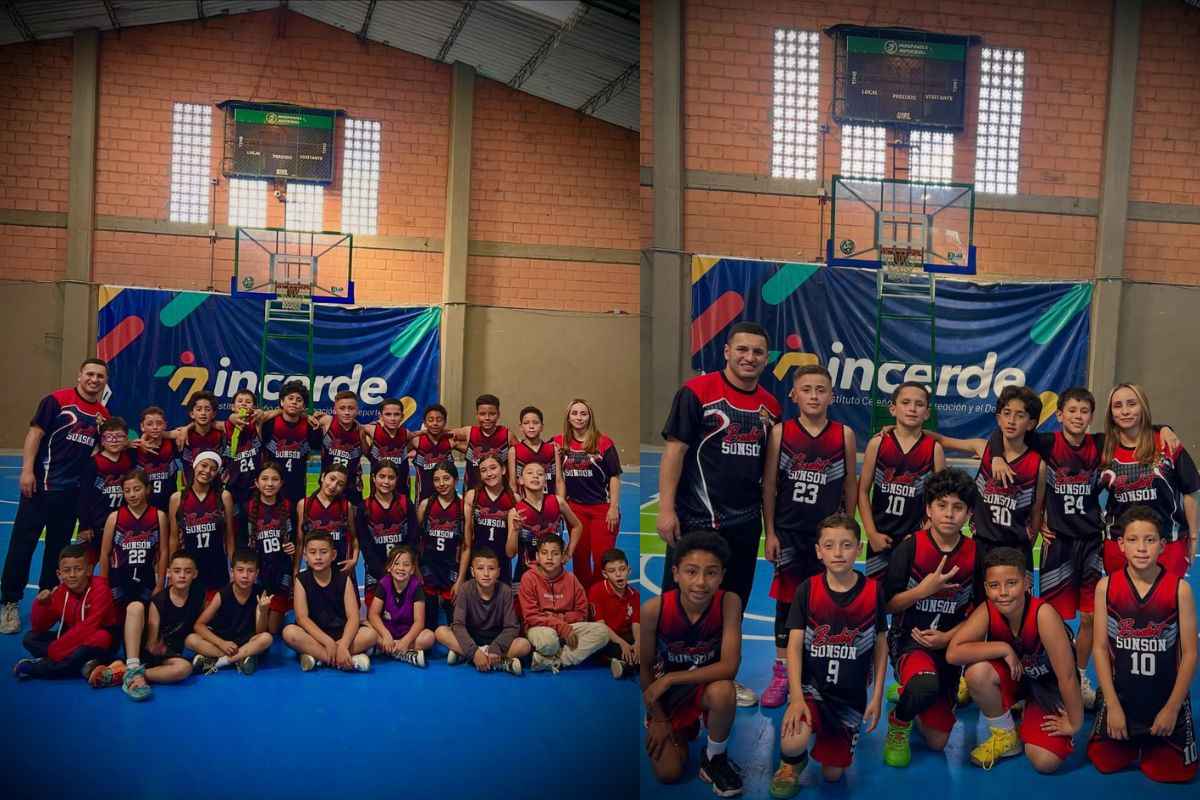 Basket Sonsón hizo historia en la Mini Copa Oriente