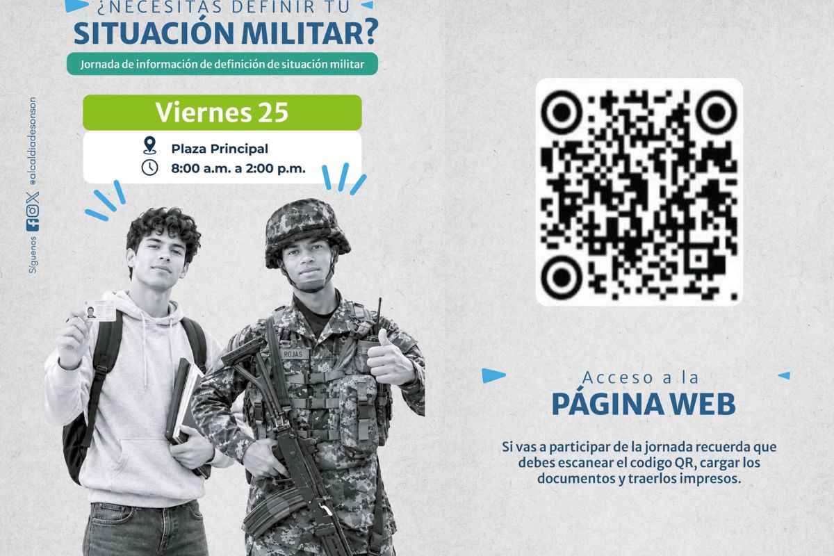 Semana de la Juventud en Sonsón: jornada de Regularización de la Situación Militar
