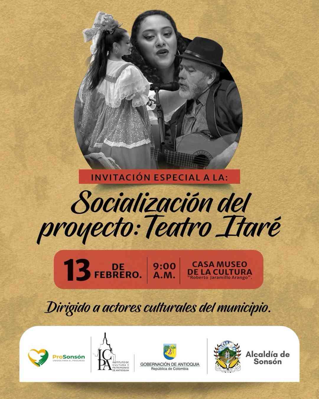 Socialización del proyecto: Teatro Itaré