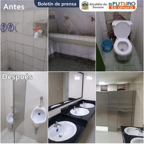 NUEVAS UNIDADES SANITARIAS EN COLISEO DE SONSÓN