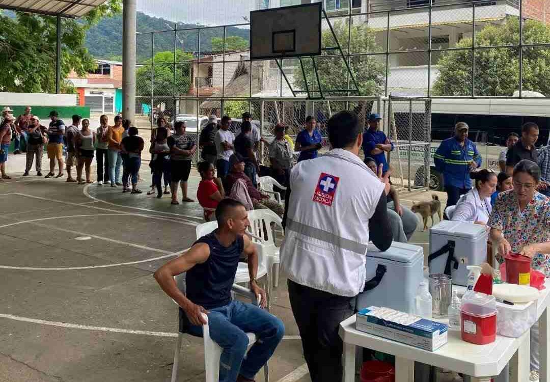 Así avanza la jornada de vacunación en La Danta