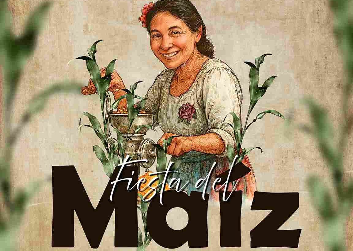 Logo oficial de las Fiestas del Maíz en su versión 66