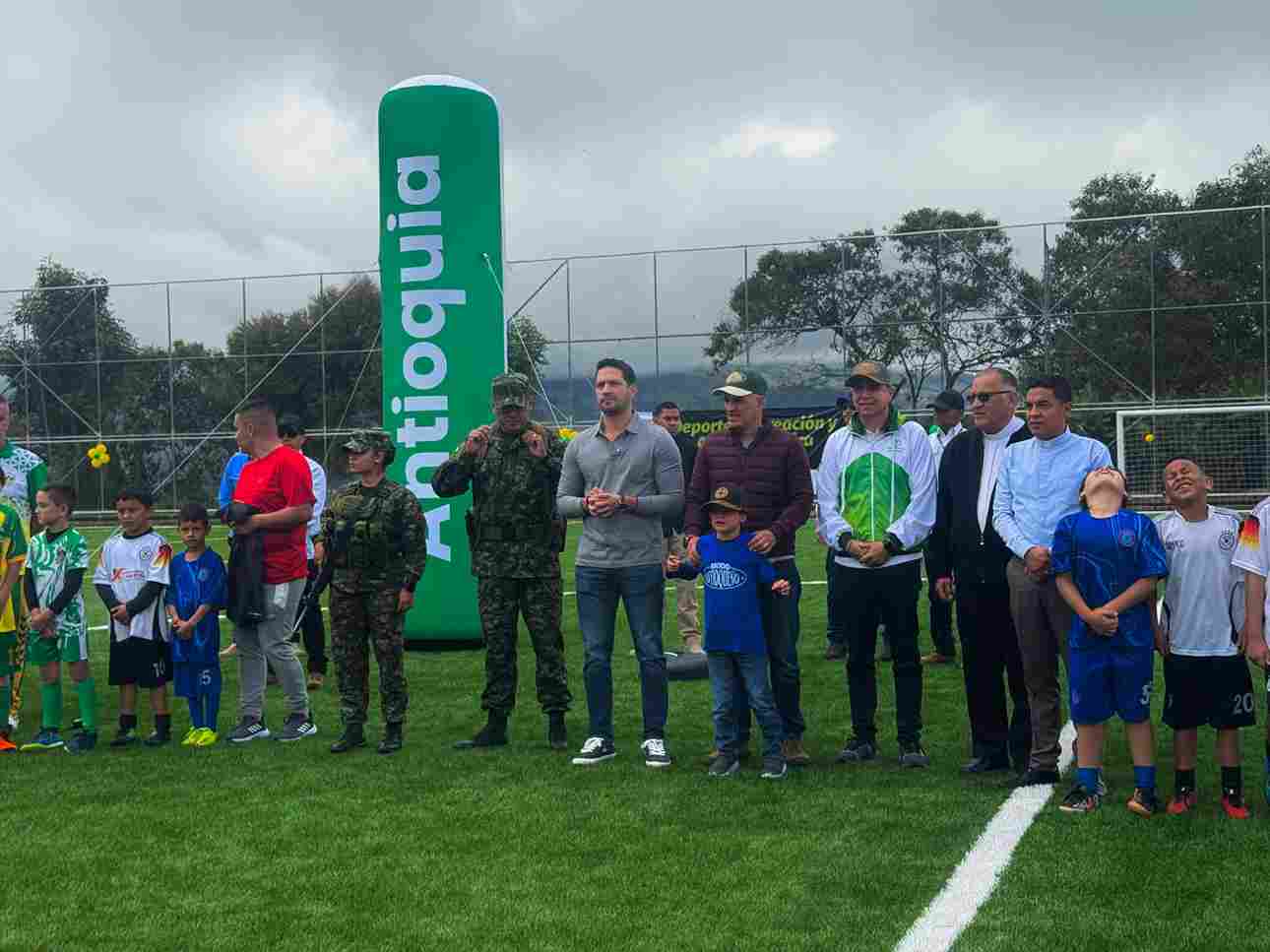 Fue un éxito total la inauguración del Estadio de Sonsón