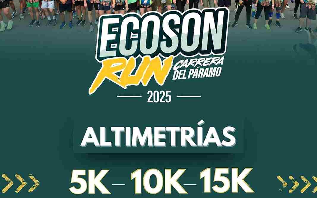 Altimetrías oficiales de EcoSonRun, la Carrera del Páramo