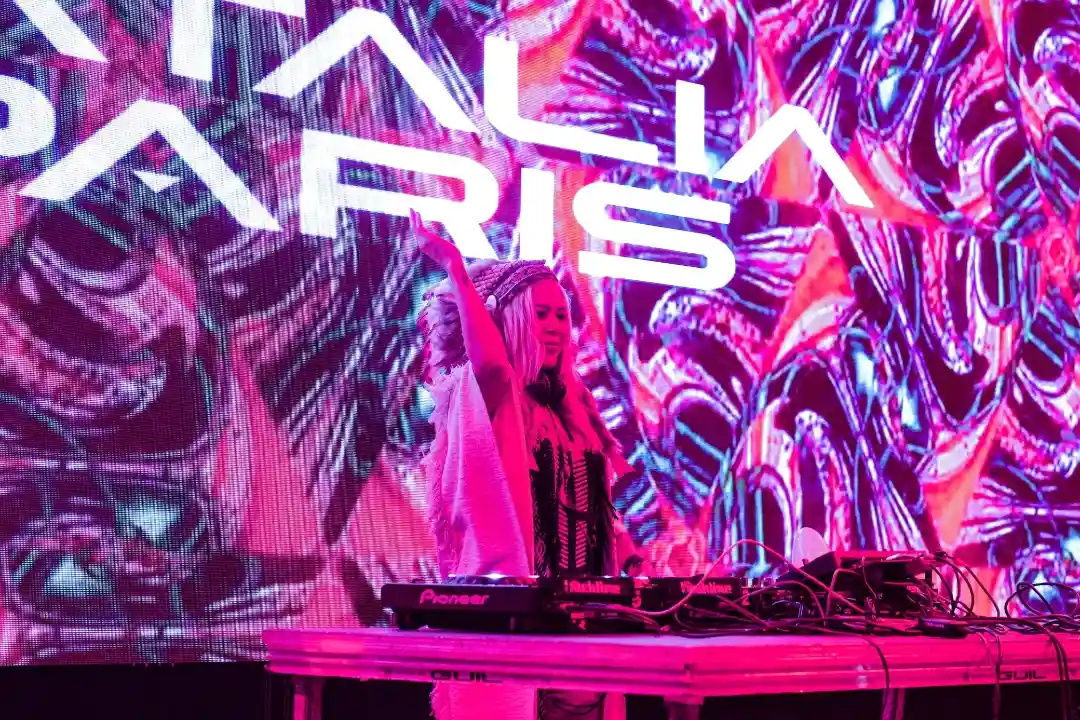 Natalia París en la Fiesta del Maíz