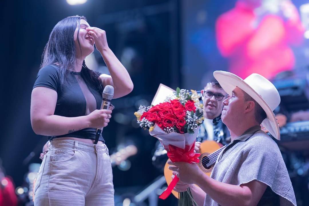 Propuesta de matrimonio en la Fiesta del Maíz