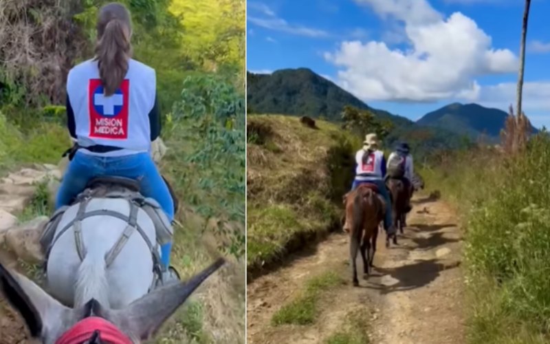A lomo de mula, el Hospital llega a todos los rincones de Sonsón