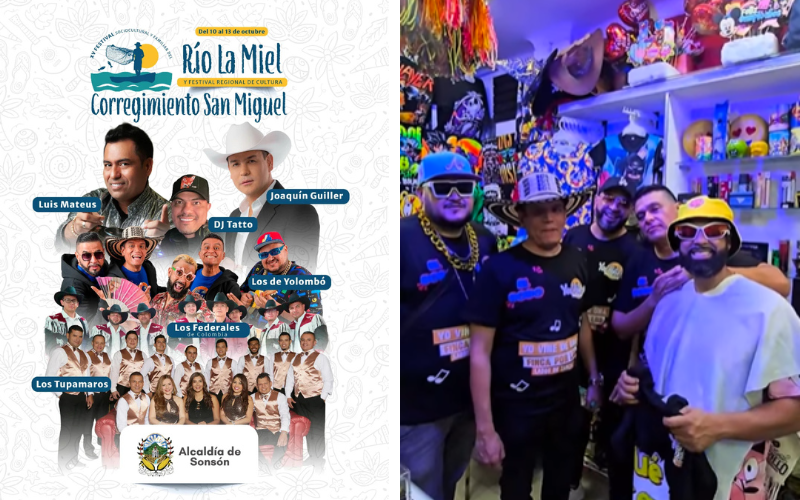 Los de Yolombó estarán en el XV Festival Sociocultural y Familiar del Río La Miel