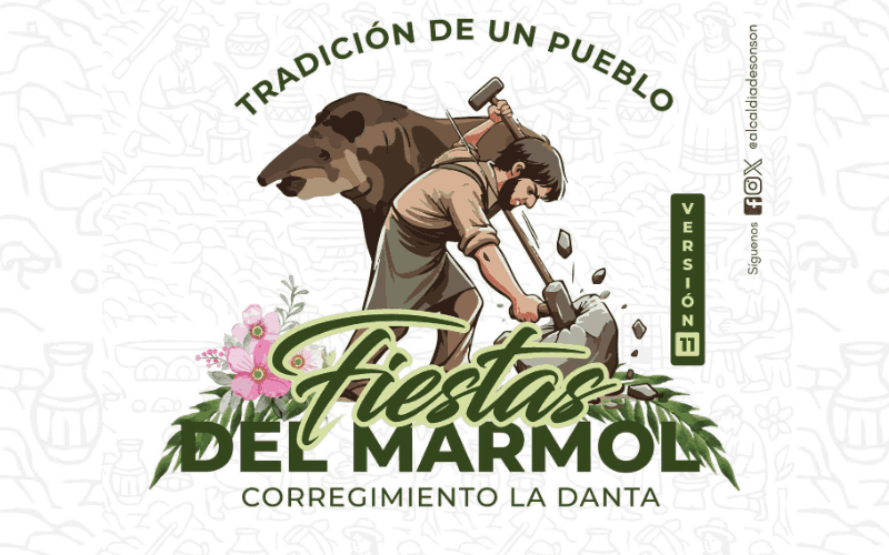 Programación de las Fiestas del Mármol en el corregimiento La Danta