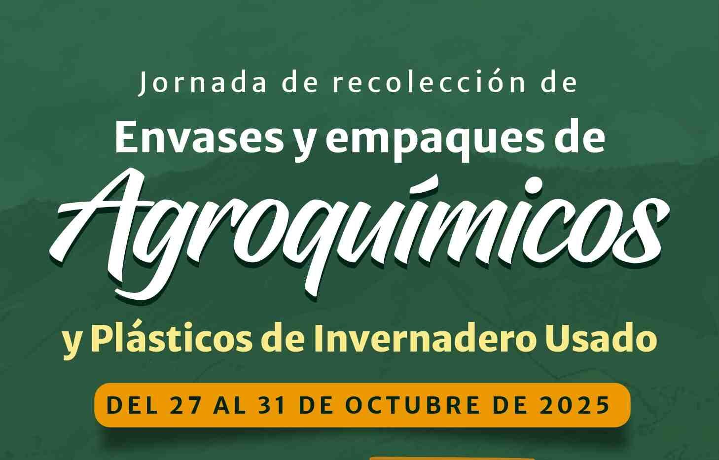 Sonsón: ¡Cuidemos juntos nuestro campo y el medio ambiente!