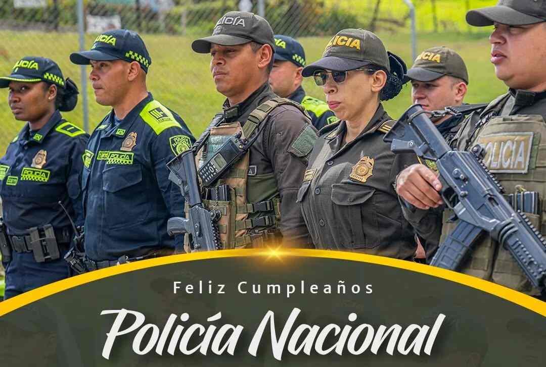 ¡Felices 134 años, Policía Nacional!